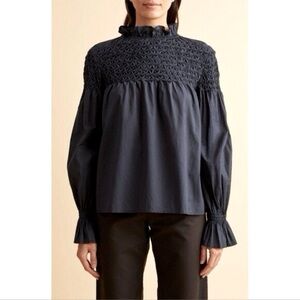 Merlette Majorelle Smocked Blouse